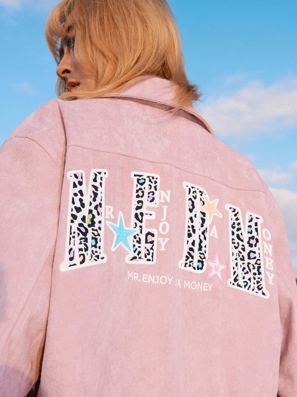 MEDM Animal Texture Suede Jacket