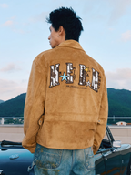 MEDM Animal Texture Suede Jacket