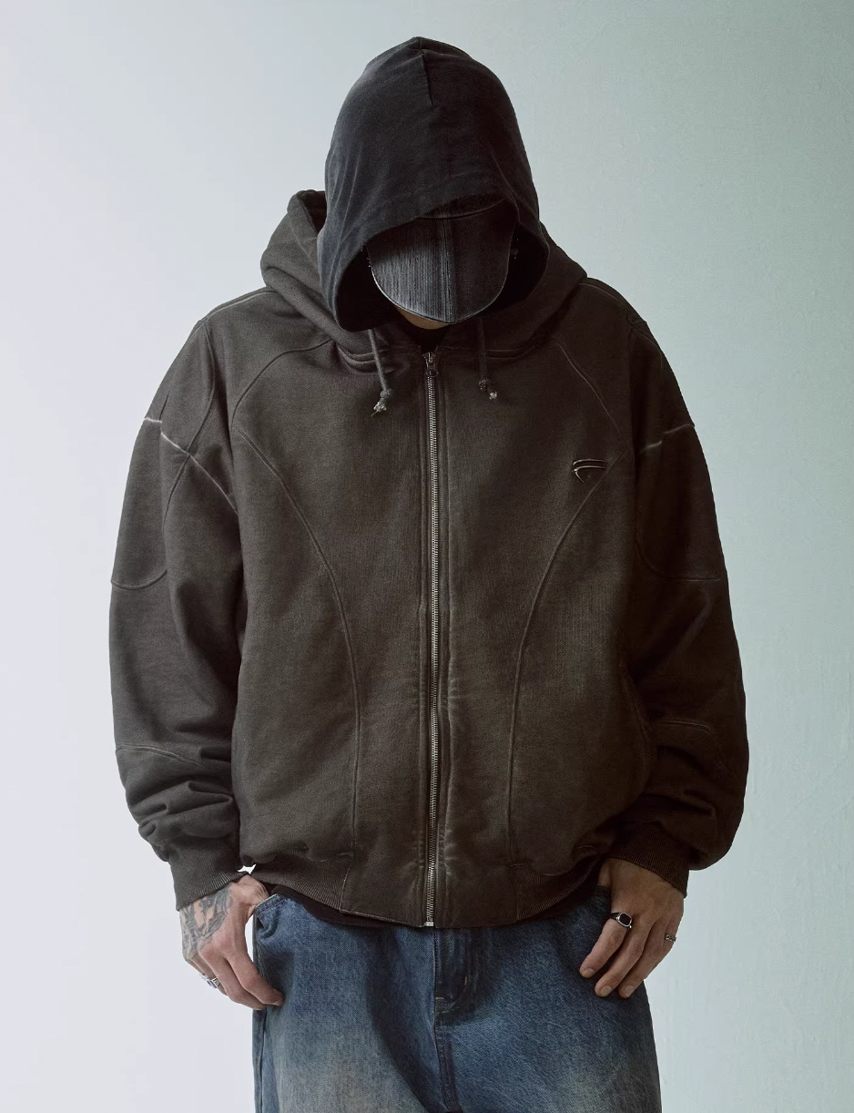 F2CE Dirty Functional Zip Up Hoodie