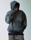 F2CE Handmade Gradient Spray Dye Destruction Hoodie