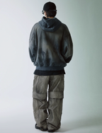 F2CE Handmade Gradient Spray Dye Destruction Hoodie