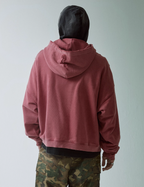 F2CE Washed Destruction Metal Logo Hoodie