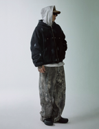 F2CE Printed Ink Splash Gradient Washed Baggy Jeans