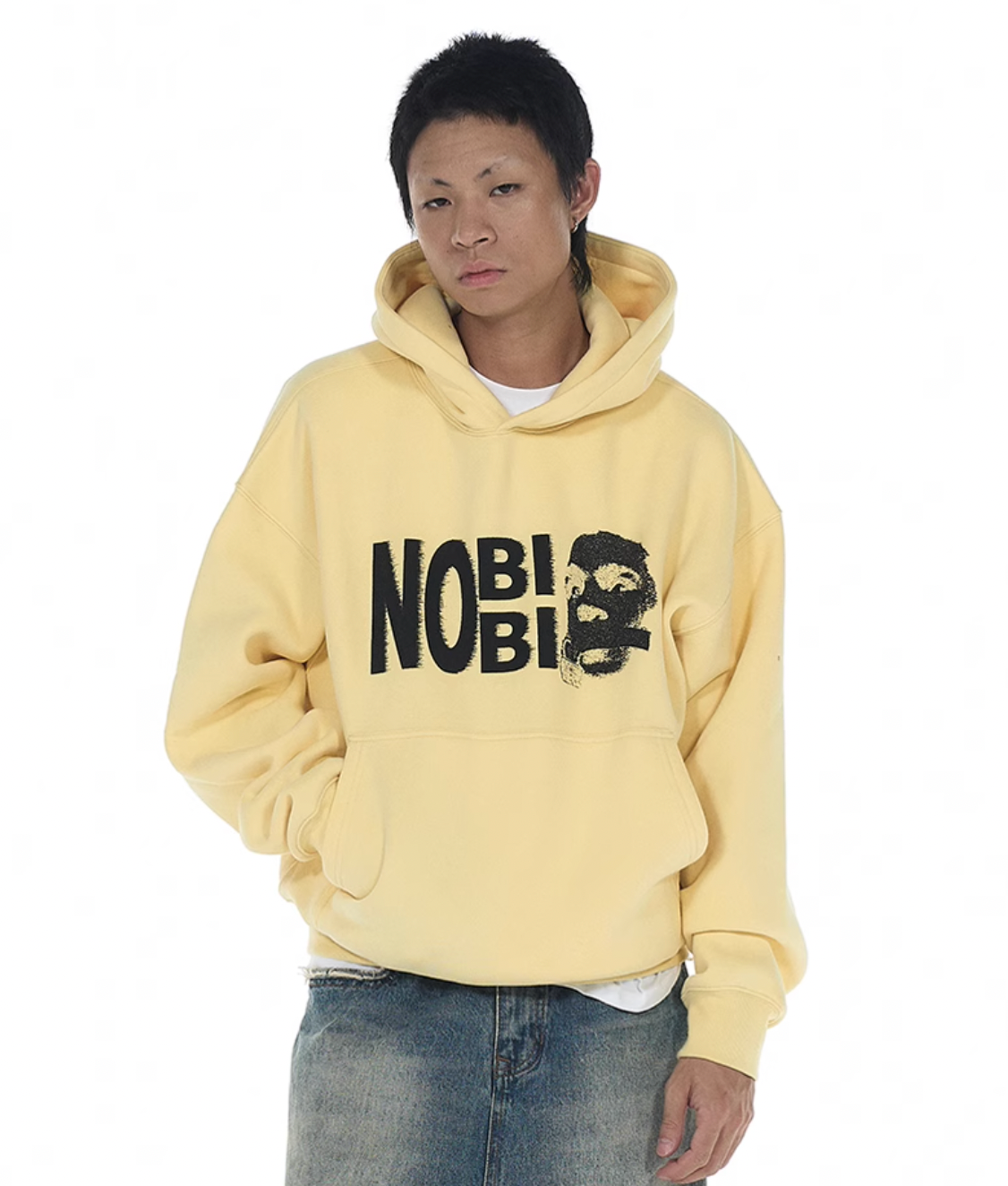 EVILKNIGHT(EK) NOBIBI Slogan Printing Hoodie