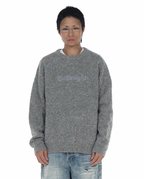 EVILKNIGHT(EK) Sweet Embroidered Custom Dyed Knit Sweater