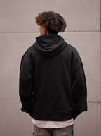 1807 One Point Box Logo Embroidery Hoodie