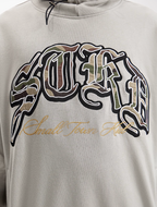 Small Town Kid Camouflage Embroidered Patch Hoodie