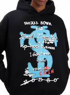 Small Town Kid Graffiti Font Print Hoodie