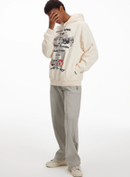 Small Town Kid Graffiti Font Print Hoodie