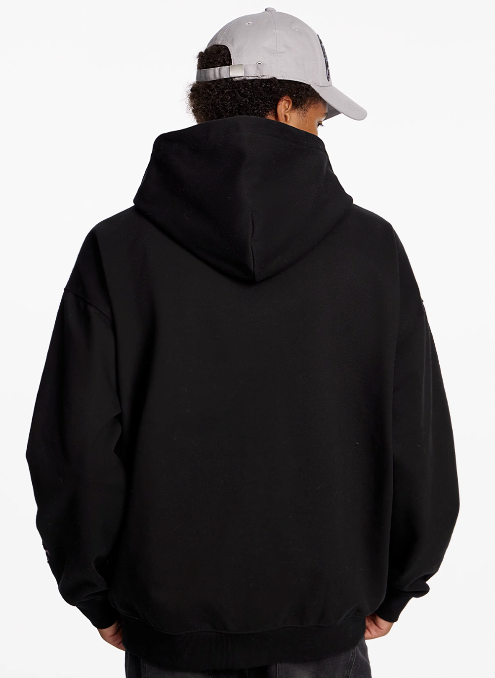 Small Town Kid Lacquered Arc Print Zip Up Hoodie
