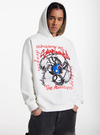 Small Town Kid Dragon Print Hoodie