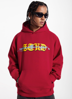 Small Town Kid Dragon Design Print Hoodie