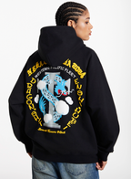 Small Town Kid Dragon Design Print Hoodie
