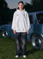 Small Town Kid Font Typography Logo Hoodie
