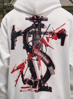 Small Town Kid Arsenal Logo Print Hoodie
