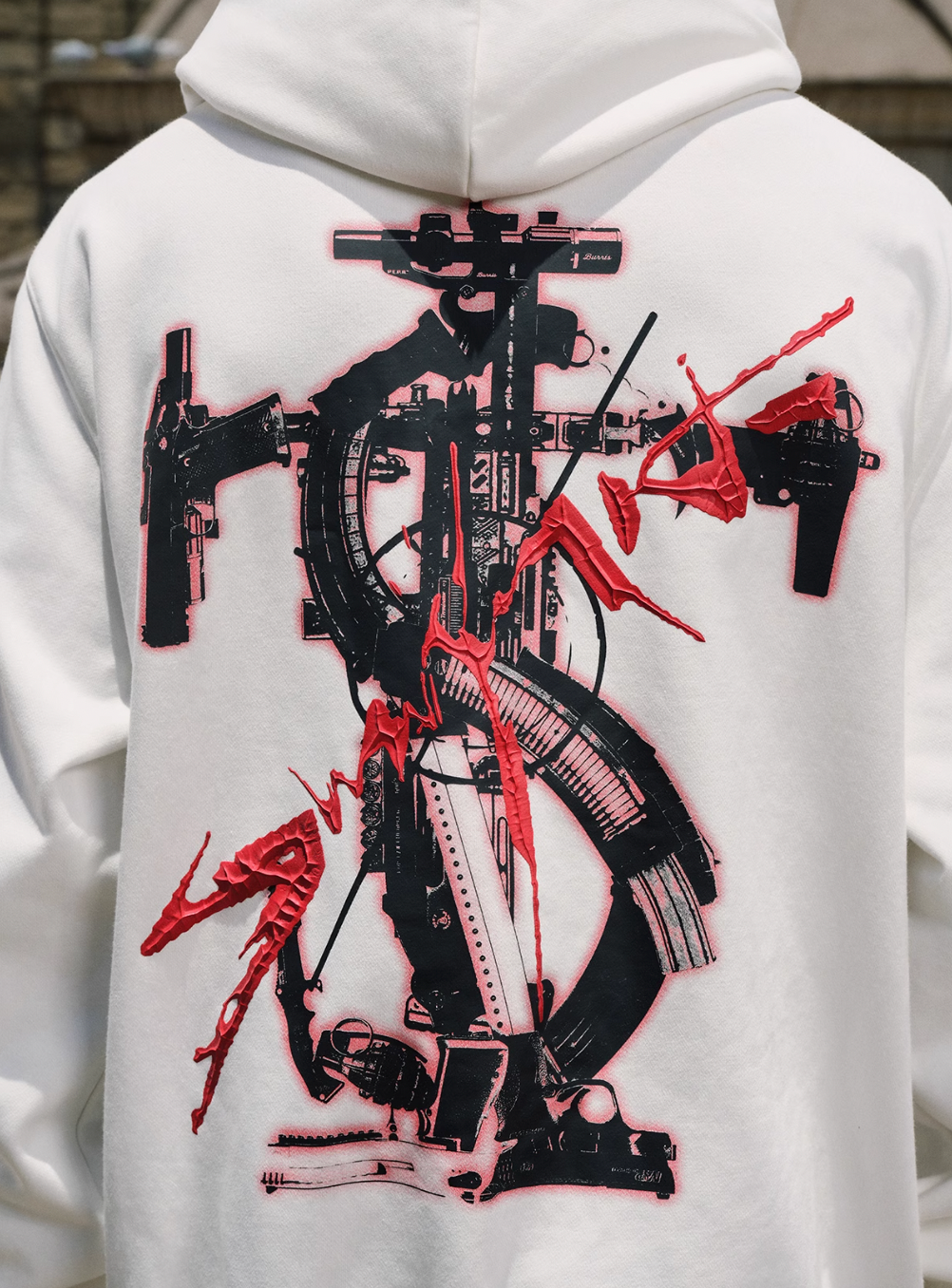 Small Town Kid Arsenal Logo Print Hoodie