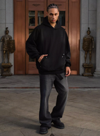 Small Town Kid Double Rivet Pocket Washed Hoodie