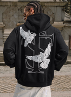 Small Town Kid Lace Peace Dove Hoodie