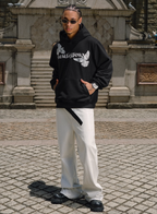 Small Town Kid Lace Peace Dove Hoodie