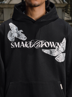 Small Town Kid Lace Peace Dove Hoodie