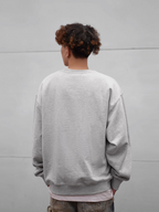 1807 One Point Box Logo Embroidery Sweatshirt
