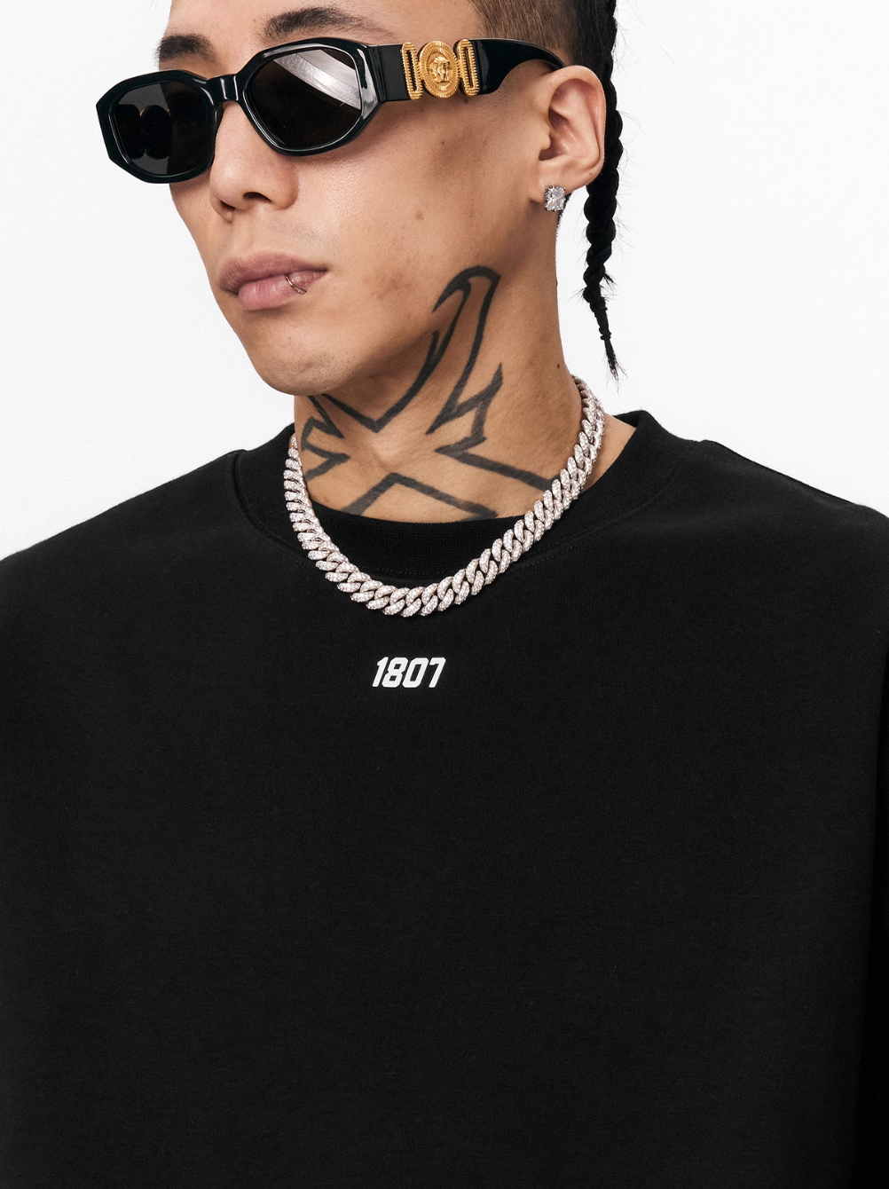 1807 Basic Logo Printed Sweatshirt