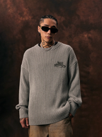 1807 Pit Stripe Vintage Knit Sweater
