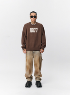1807 Chenille Logo Jacquard Knit Sweater