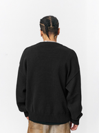 1807 Chenille Logo Jacquard Knit Sweater