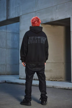 DICETINY Horse Print Washed Hoodie