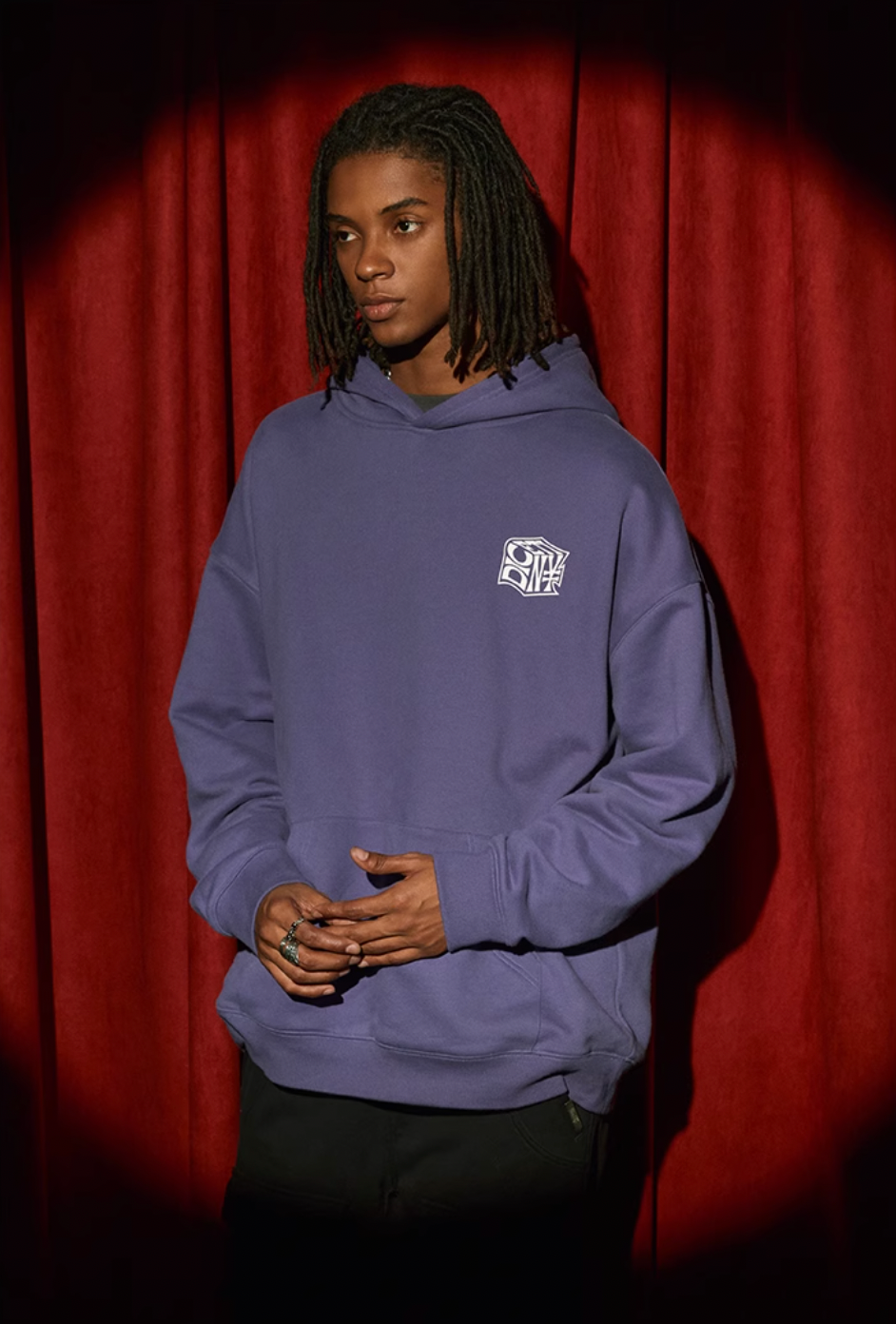 DICETINY Dice Roll Foam Letter Print Hoodie
