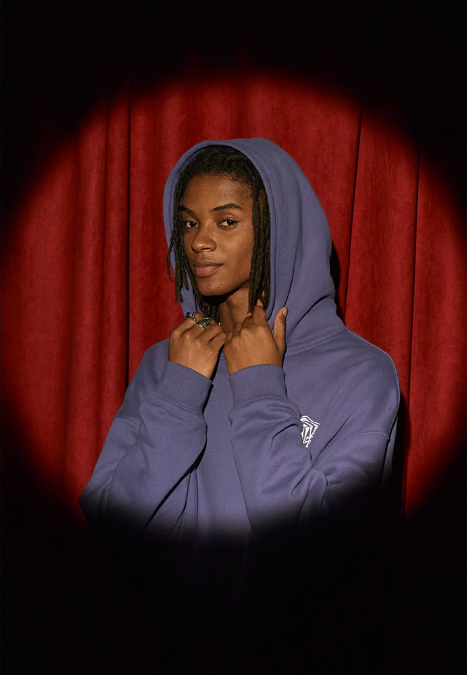 DICETINY Dice Roll Foam Letter Print Hoodie