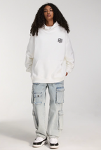 DICETINY Dice Roll Foam Letter Print Hoodie
