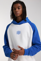 DICETINY Dice Roll Print Color Blocked Hoodie