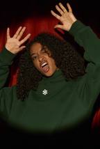 DICETINY Basic Back Logo Print Hoodie
