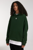 DICETINY Basic Back Logo Print Hoodie