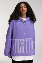 DICETINY Distressed Logo Printed Hoodie