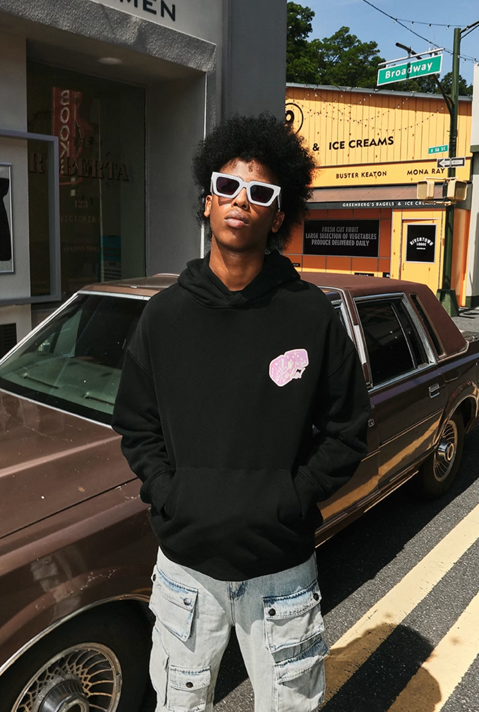 DICETINY Glitter Dice Printed Hoodie