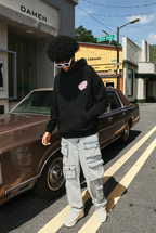 DICETINY Glitter Dice Printed Hoodie