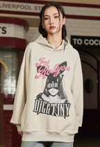 DICETINY Bunny Girl Slot Print Hoodie