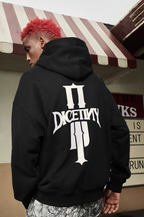 DICETINY Basic Logo Printed Hoodie