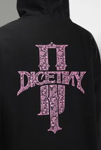 DICETINY Bunny Girl Lace Logo Hoodie