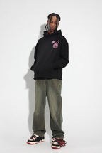 DICETINY Bunny Girl Lace Logo Hoodie