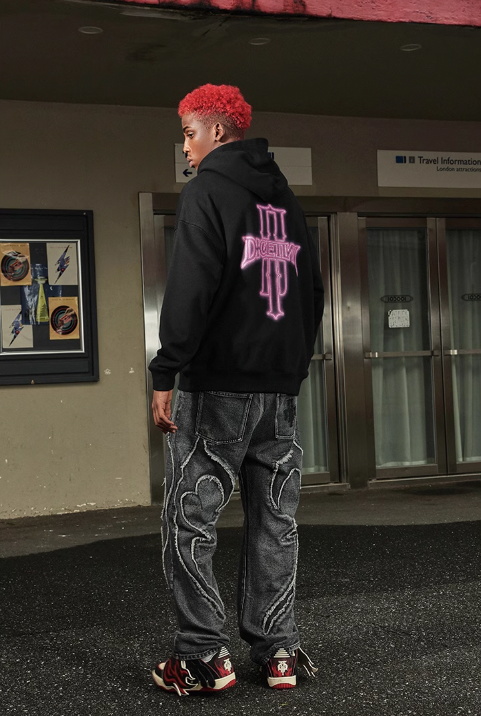 DICETINY Glowing Logo Hoodie