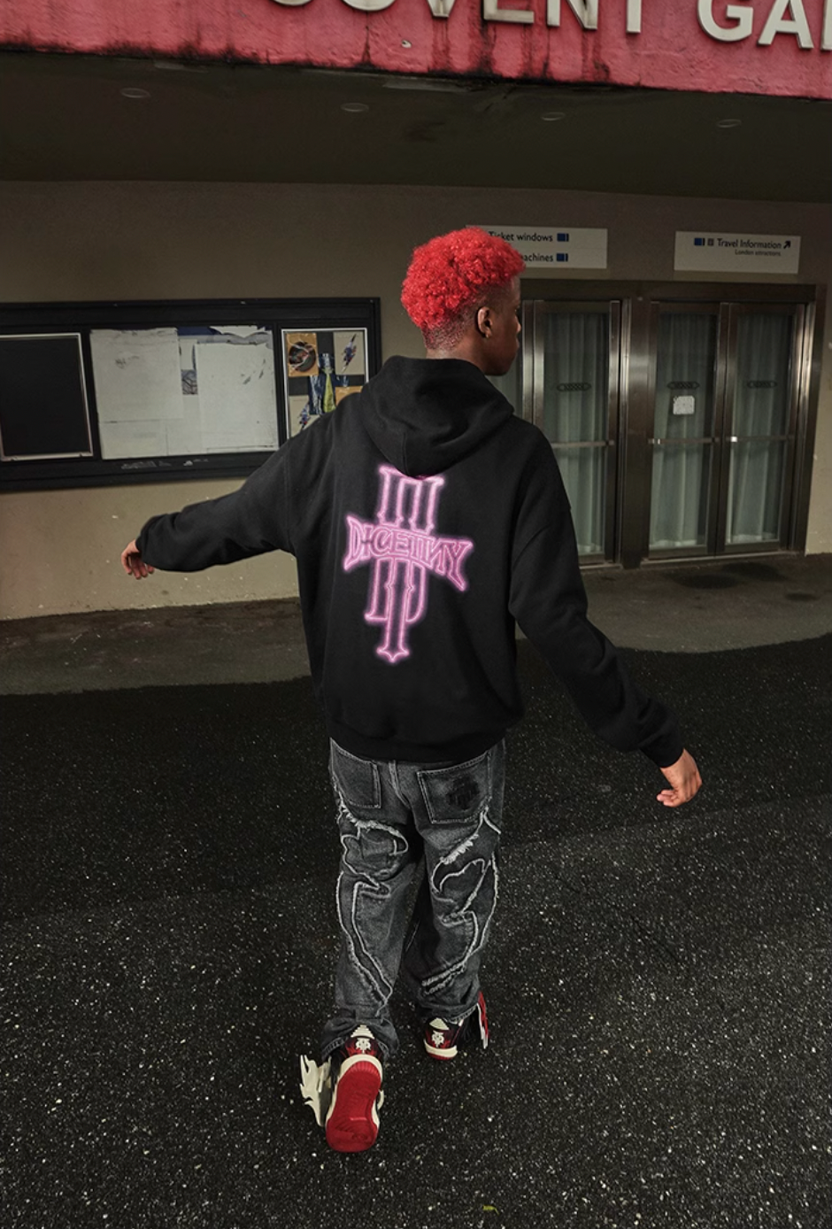 DICETINY Glowing Logo Hoodie