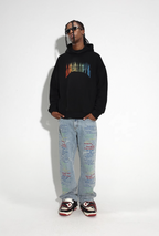 DICETINY Musical Notes Logo Printed Hoodie