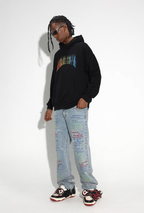 DICETINY Musical Notes Logo Printed Hoodie