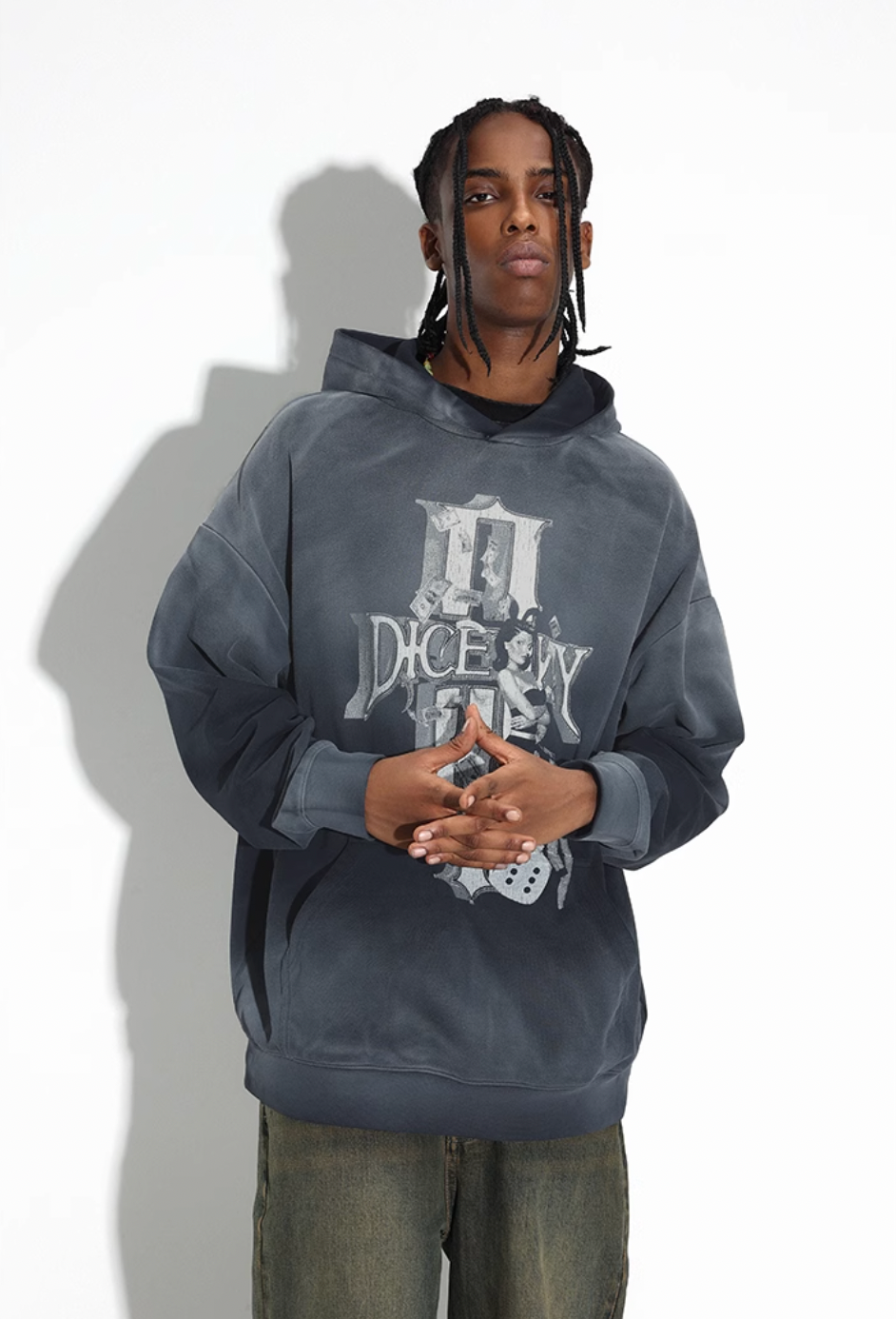 DICETINY Dice Empire Washed Hoodie