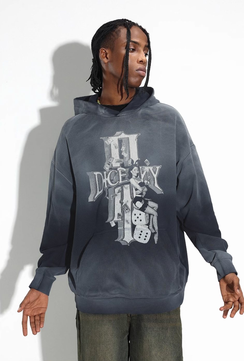 DICETINY Dice Empire Washed Hoodie