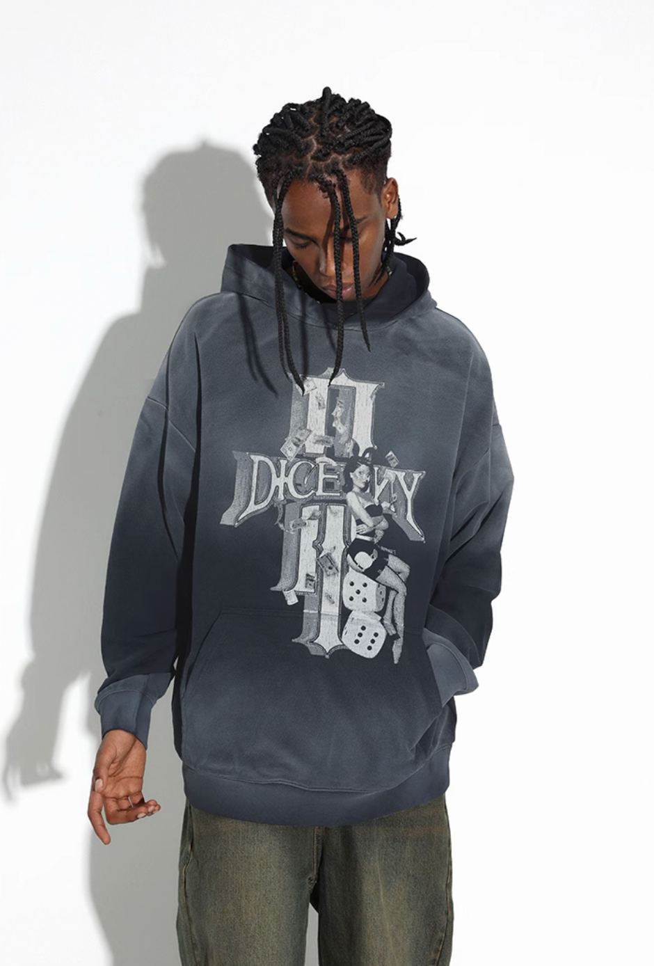 DICETINY Dice Empire Washed Hoodie